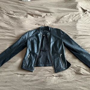 Express Midnight Leather Jacket